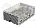 Behuizing / Case Raspberry Pi 4 carbon/transparant